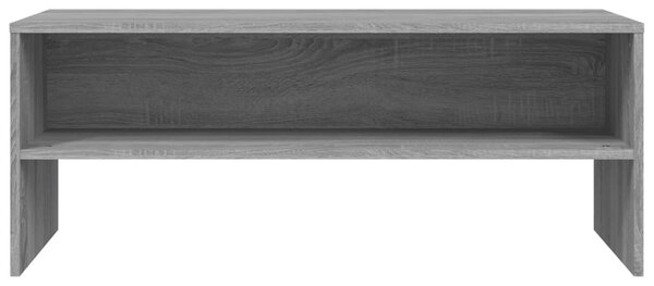 Szürke sonoma színű szerelt fa TV-szekrény 100 x 40 x 40 cm