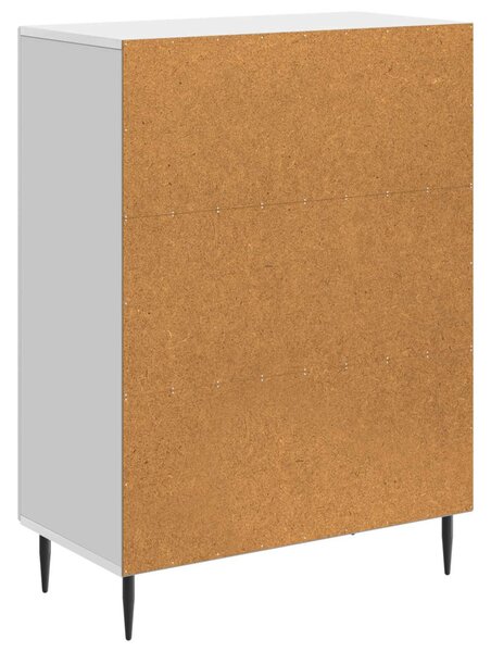 Széf Magasfényű Fehér 66 x 34,5 x 89,5 cm Szerelt Fa