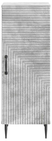 Széf Betonszürke 33 x 34,5 x 89,5 cm Szerelt Fa