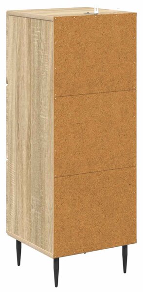 Fiókos szekrény Sonoma Tölgy 33 x 34,5 x 89,5 cm Szerelt Fa