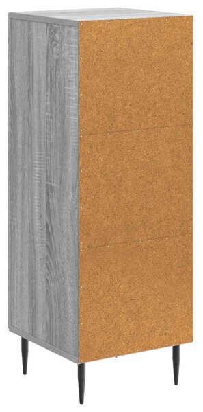 Széf Szürke Sonoma 33 x 34,5 x 89,5 cm Szerelt Fa