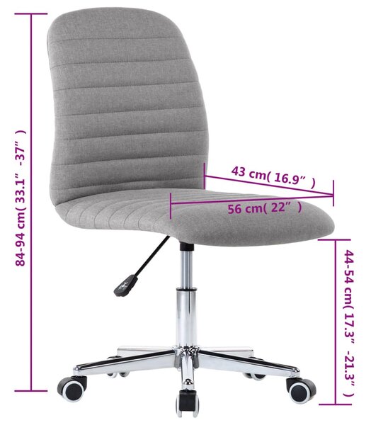 4 db világosszürke szövet étkezőszék