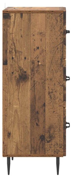 Fiókos szekrény Antik Fa 33 x 34,5 x 89,5 cm Szerelt Fa