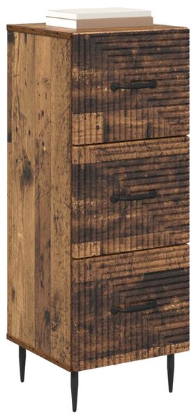 Fiókos szekrény Antik Fa 33 x 34,5 x 89,5 cm Szerelt Fa