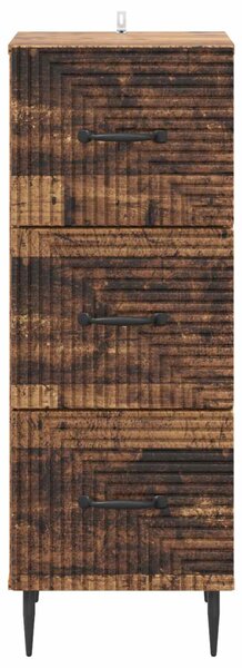 Fiókos szekrény Antik Fa 33 x 34,5 x 89,5 cm Szerelt Fa