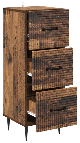 Fiókos szekrény Antik Fa 33 x 34,5 x 89,5 cm Szerelt Fa