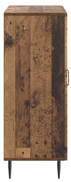 Széf fiókkal Antik Fa 66 x 34,5 x 89,5 cm Szerelt Fa