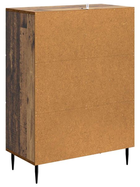Széf fiókkal Antik Fa 66 x 34,5 x 89,5 cm Szerelt Fa
