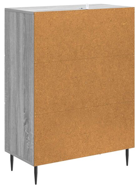 Széf fiókkal Szürke Sonoma 66 x 34,5 x 89,5 cm Szerelt Fa