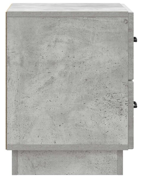 Éjjeliszekrény Betonszürke 43 x 34,5 x 44,5 cm Szerelt Fa