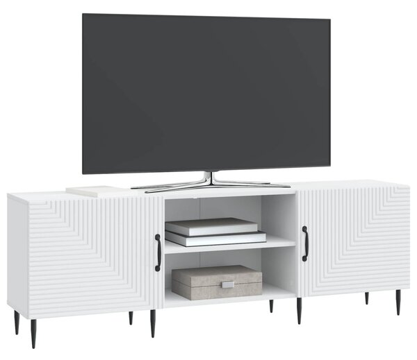 TV szekrény Fehér 150 x 31 x 50 cm Szerelt Fa