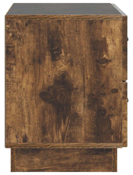 Éjjeliszekrény Füstös Tölgy 62 x 34,5 x 44,5 cm Szerelt Fa