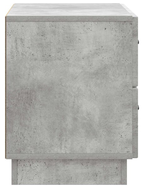Éjjeliszekrény Betonszürke 62 x 34,5 x 44,5 cm Szerelt Fa