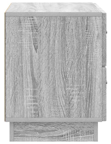 Éjjeliszekrény Szürke Sonoma 62 x 34,5 x 44,5 cm Szerelt Fa