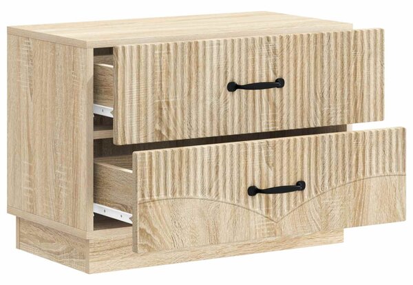 Éjjeliszekrény Sonoma Tölgy 62 x 34,5 x 44,5 cm Szerelt Fa