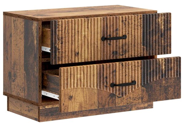 Éjjeliszekrény fiókkal Antik Fa 62 x 34,5 x 44,5 cm Szerelt Fa