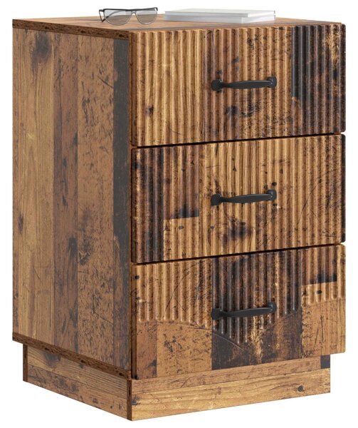 Éjjeliszekrény fiókkal Antik Fa 43 x 41 x 63,5 cm Szerelt Fa