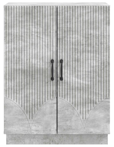 Széf Betonszürke 66 x 34,5 x 87 cm Szerelt Fa