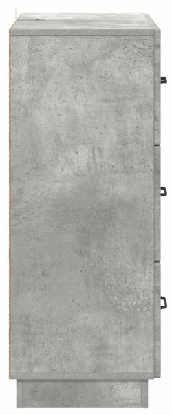 Fiókos szekrény Betonszürke 66 x 34,5 x 87 cm Szerelt Fa