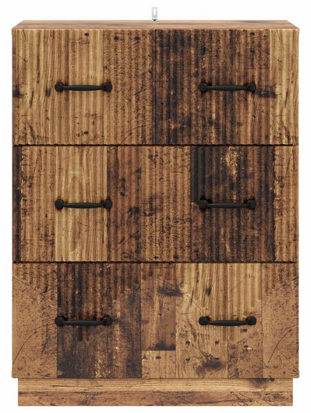 Fiókos szekrény Antik Fa 66 x 34,5 x 87 cm Szerelt Fa