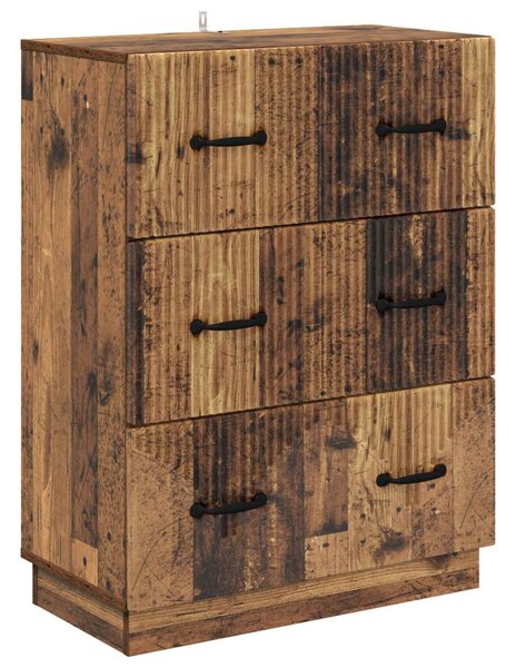 Fiókos szekrény Antik Fa 66 x 34,5 x 87 cm Szerelt Fa