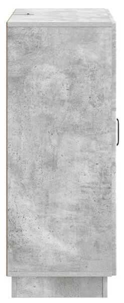 Széf fiókkal Betonszürke 66 x 34,5 x 87 cm Szerelt Fa