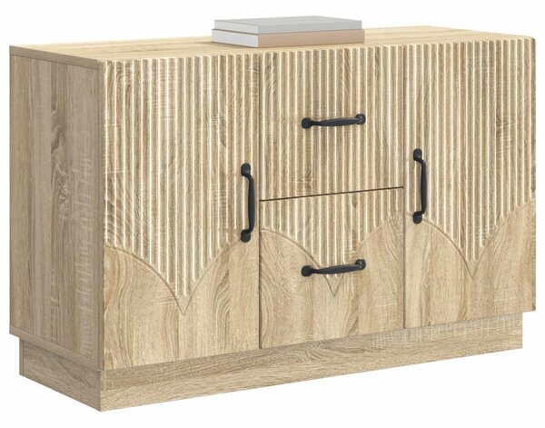 Széf fiókkal Sonoma Tölgy 89 x 34,5 x 57 cm Szerelt Fa