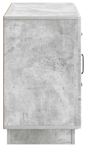 Széf fiókkal Betonszürke 89 x 34,5 x 57 cm Szerelt Fa