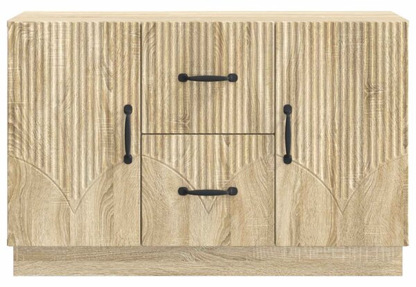 Széf fiókkal Sonoma Tölgy 89 x 34,5 x 57 cm Szerelt Fa