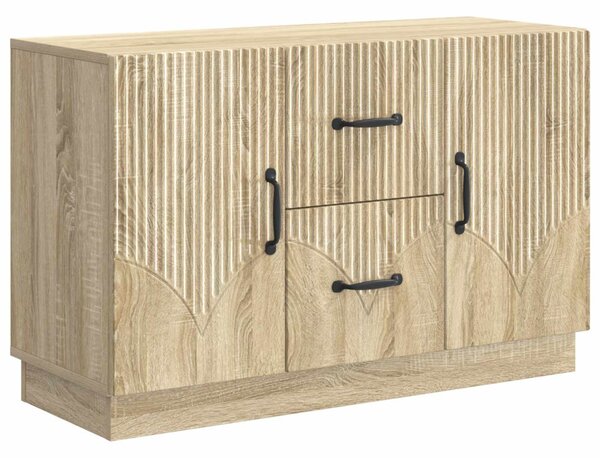 Széf fiókkal Sonoma Tölgy 89 x 34,5 x 57 cm Szerelt Fa
