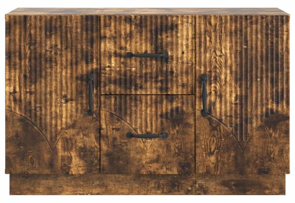 Széf fiókkal Füstös Tölgy 89 x 34,5 x 57 cm Szerelt Fa