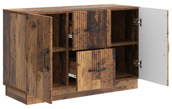 Széf fiókkal Antik Fa 89 x 34,5 x 57 cm Szerelt Fa