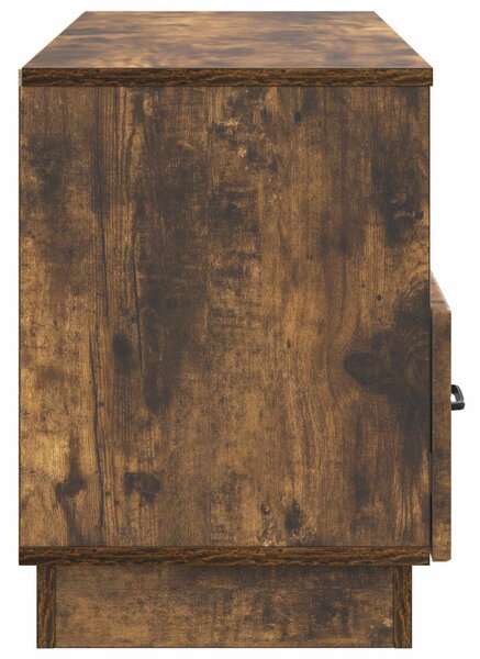 TV szekrény fiókkal Füstös Tölgy 102 x 34,5 x 47 cm Szerelt Fa