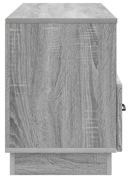 TV szekrény fiókkal Szürke Sonoma 102 x 34,5 x 47 cm Szerelt Fa