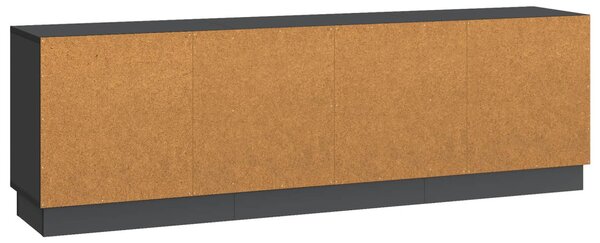 TV szekrény Fekete 150 x 31 x 47 cm Szerelt Fa