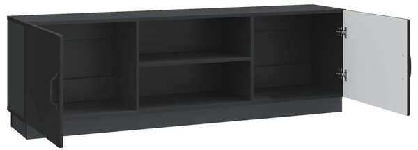 TV szekrény Fekete 150 x 31 x 47 cm Szerelt Fa