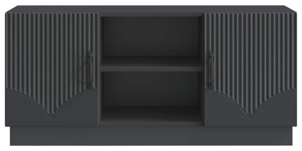 TV szekrény Fekete 102 x 34,5 x 47 cm Szerelt Fa