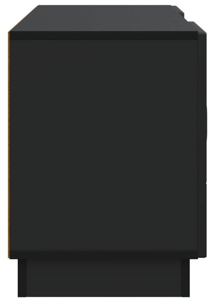 TV szekrény Fekete 102 x 34,5 x 47 cm Szerelt Fa