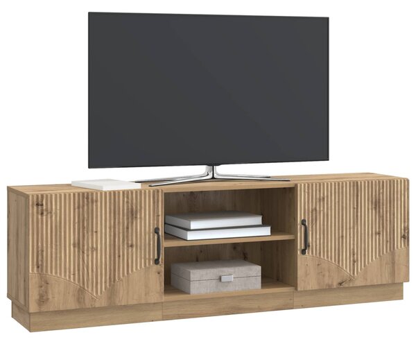 TV szekrény 150 x 31 x 47 cm Kézműves Tölgy Szerelt Fa