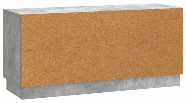 TV szekrény Betonszürke 102 x 34,5 x 47 cm Szerelt Fa