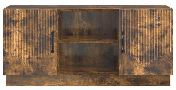 TV szekrény Füstös Tölgy 102 x 34,5 x 47 cm Szerelt Fa