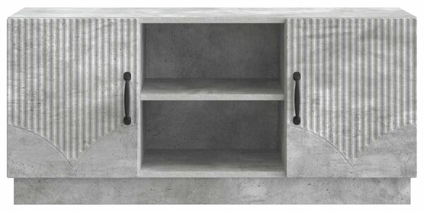 TV szekrény Betonszürke 102 x 34,5 x 47 cm Szerelt Fa
