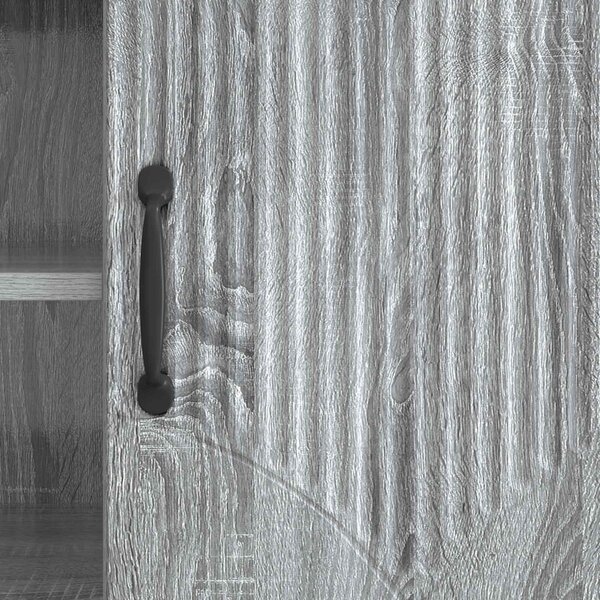 TV szekrény Szürke Sonoma 102 x 34,5 x 47 cm Szerelt Fa
