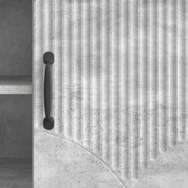 TV szekrény Betonszürke 102 x 34,5 x 47 cm Szerelt Fa
