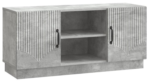 TV szekrény Betonszürke 102 x 34,5 x 47 cm Szerelt Fa