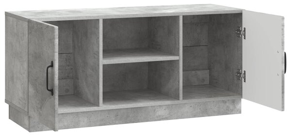 TV szekrény Betonszürke 102 x 34,5 x 47 cm Szerelt Fa
