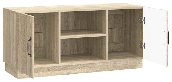 TV szekrény Sonoma Tölgy 102 x 34,5 x 47 cm Szerelt Fa