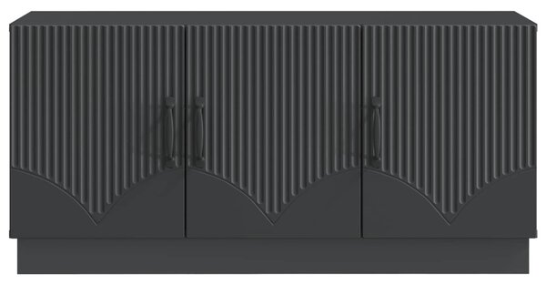 TV szekrény Fekete 99 x 34,5 x 47 cm Szerelt Fa