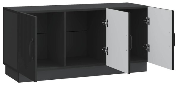 TV szekrény Fekete 99 x 34,5 x 47 cm Szerelt Fa