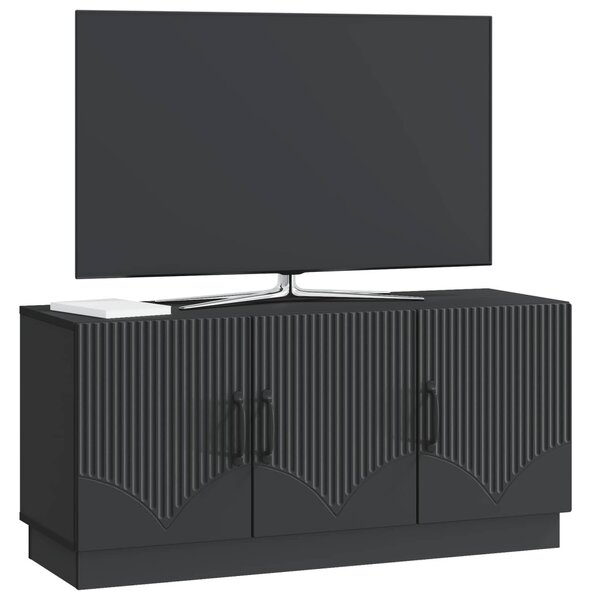 TV szekrény Fekete 99 x 34,5 x 47 cm Szerelt Fa